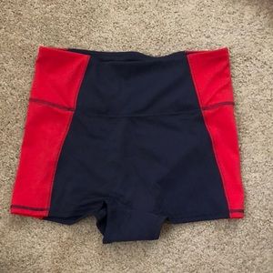 Women’s high waisted swim shorts